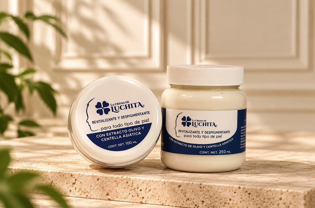 La Crema de Luchita Noche, revitalizante, en presentaciones de 100 y 250 ml
