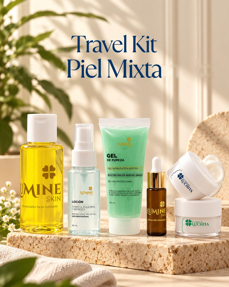 Kit de Viaje Piel Mixta de LUMINE Skin